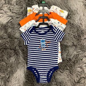 Rococo | Infant Boy's Bodysuit | 4 Pack | 18 Month